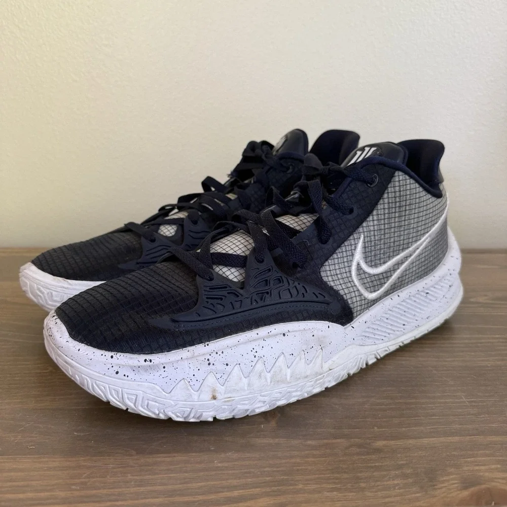 Nike Men's 15.5 Midnight Navy Kyrie Low‎ 4 Basketball Sneakers Tennis Shoes